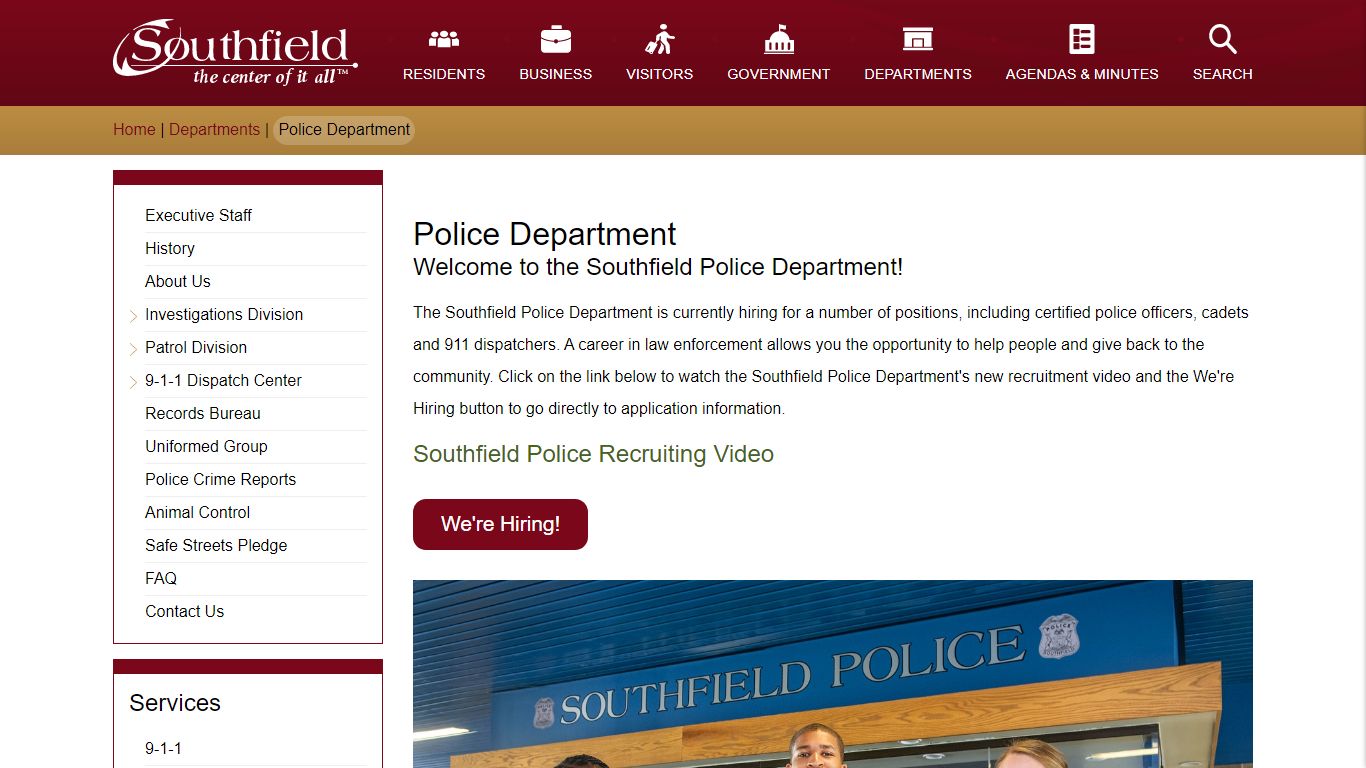 Police Department | City of Southfield